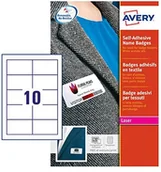 Papier do drukarek - Avery L4787  20 samoprzylepne  plakietka do identyfikatorów L4787-20 - miniaturka - grafika 1