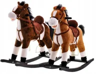 Maskotki i pluszaki - Duży konik Koń na biegunach merda ogonem ZA0052 - miniaturka - grafika 1