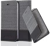 Etui i futerały do telefonów - Cadorabo cador Abo Book Style ochronne etui pasuje do Apple iPhone 5 °C < > Case Cover w pasek z materiału wzorami ze sztucznej skóry z kieszenią na karty, funkcja stojaka i niewidocznym zapięciem na magnes, DE-108327 - miniaturka - grafika 1