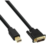 Adaptery i przejściówki - InLine 17225 kabel, wtyczka mini DisplayPort na DVI-D (24 i 1) wtyczka, 5 m czarna 17225 - miniaturka - grafika 1