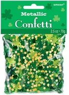 Dekoracje sali - Amscan Konfetti "Koniczyna" mix 70g 379968 - miniaturka - grafika 1