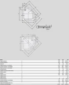 Brodziki prysznicowe - Kaldewei Zirkon 510-2  półokrągły 100x100  biały 456448043001 - miniaturka - grafika 1