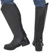 Czapsy i sztylpy - Riders Trend Skóra  Premium skóra bydlęca z Amara z podszewką czapsy-Gaiter Reiter czapsy, czarny, XS 10021056-BLK-XS_Black_XS - miniaturka - grafika 1