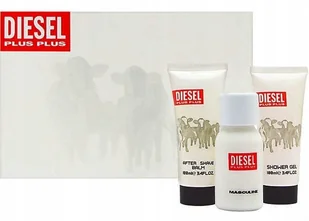 Zestaw Diesel Plus Plus Masculine 75ML+ŻEL+BALSAM - Zestawy kosmetyków męskich - miniaturka - grafika 2