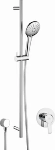 Deante Zestaw podtynkowy z zestawem natryskowym,drążek 80 cm CHROM NAC 09IP - Zestawy prysznicowe - miniaturka - grafika 2