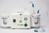 Urządzenia medyczne - Fazzini Włochy Ssak elektryczny F-35 z dwoma zbiornikami 1000ml lub 2000ml Profesjonalne urządzenie do odsysania wydzielin na statywie jezdnym F-35.65/PF - miniaturka - grafika 1