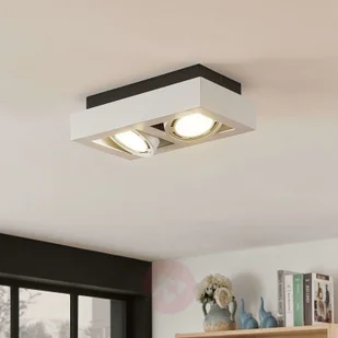 ARCCHIO Spot sufitowy LED Ronka, GU10, 2-pkt., biały - Lampy sufitowe - miniaturka - grafika 2