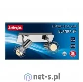 Lampy ścienne - Activejet Listwa AJE-BLANKA 2P 80 W E14 x 2 - miniaturka - grafika 1