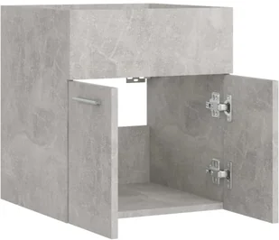 VidaXL Lumarko Szafka pod umywalkę, szarość betonu, 41x38,5x46 cm, płyta 804642 VidaXL - Meble łazienkowe - miniaturka - grafika 7