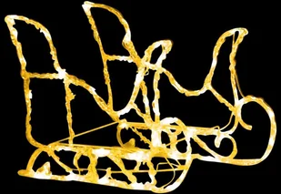 vidaXL Lumarko Świąteczna dekoracja: renifery z saniami, 280x28x55 cm, akryl! 328524 - Oświetlenie świąteczne - miniaturka - grafika 13