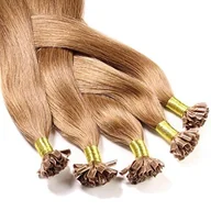 Gadżety na imprezę - hair2heart 200 X 0.5 G przedłużenie włosów prawdziwe włosy dopinki firmy z u-TIP Keratin bondings, długość 60 cm/akcesoria do włosów zagęszczanie włosów//gładka struktura  najwyższa jakość  wiele kol - miniaturka - grafika 1