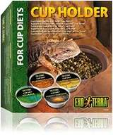 Dekoracje do terrarium - Exo Terra pojemniki na pokarm uchwyt na Cup diets PT2835 - miniaturka - grafika 1