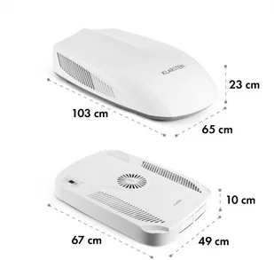 Klarstein Klimamobil Klimatyzator do przyczepy kempingowej 2,5/2,2kW ACO6-Klimamobil - Klimatyzatory - miniaturka - grafika 8