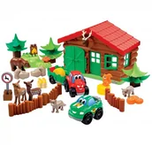 Klocki - Ecoiffier Domek Chatka Leśnika - miniaturka - grafika 1