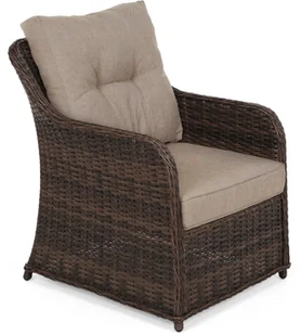 HOME &amp; GARDEN Meble ogrodowe technorattanowe Bergamo Brown Mat / Brown Melange 846123 - Meble ogrodowe - miniaturka - grafika 6