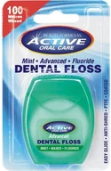 Pasty do zębów - ACTIVE ORAL CARE Dental Floss nić dentystyczna woskowana z fluorem Mint 100 metrów 87110-uniw - miniaturka - grafika 1