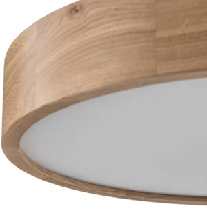 EULUNA Lampa wisząca Kerio,  47 cm, dąb ciemny - Lampy sufitowe - miniaturka - grafika 2