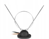 Anteny TV - Antena pokojowa Tv kabel podstawka - miniaturka - grafika 1