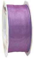 Pasmanteria - Pattberg Na prezent 40 MM 25 m Four Seasons  z organzy z drutu, liliowy 6074025-610 - miniaturka - grafika 1