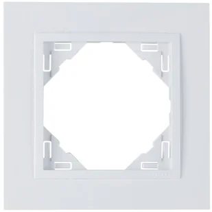 Efapel Ramka pojedyncza LOGUS 90 Biały - Klawisze i ramki - miniaturka - grafika 2