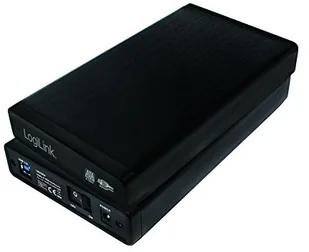 Logilink Kieszeń Zewnętrzna obudowa HDD 3.5 cala SATA USB3.0 Czarna Aluminiowa UA0284 UA0284 - Obudowy i kieszenie na dyski twarde - miniaturka - grafika 2