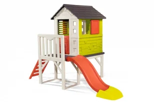 Smoby Smoby Domek na Palach plac zabaw Zjeżdżalnia 150 cm 810800 - Place zabaw - miniaturka - grafika 14