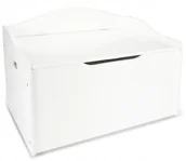 Pojemniki na zabawki - Skrzynia drewniana na zabawki Ławka z oparciem - miniaturka - grafika 1