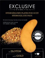 Maseczki do twarzy - EXCLUSIVE EXCLUSIVE COSMETICS HYDROŻELOWE PŁATKI POD OCZY ZE ZŁOTEM - miniaturka - grafika 1