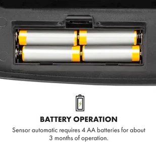 FENIKS Klarstein Klarstein Cleansmann, czujnik, 50 litrów, na worki na śmieci, ABS, czarny KG15-CleansmannB50l - Kosze na śmieci - miniaturka - grafika 7