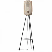 Lampy stojące - Brilliant WOODROW Jasny brąz E27 Lampa podłogowa stojąca trójnóg 93776/20 93776/20 - miniaturka - grafika 1