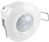 Czujniki ruchu i zmierzchu - Legrand Na Podczerwień czujnikiem ruchu na suficie do użytku w pomieszczeniach, 360 ° praca kuchenna, zasięg do 8 m, możliwość regulacji jasności otoczenia, iP41, podtynkowa montaż na suficie 048944 - miniaturka - grafika 1