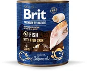 Mokra karma dla psów - Brit Premium By Nature Fish with Fish Skin 6x800g - miniaturka - grafika 1