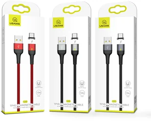 USAMS Szybki Kabel Micro-usb 100CM Magnetyczny - Kable USB - miniaturka - grafika 2