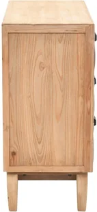 vidaXL Szafka z szufladami, lite drewno jodłowe, 80 x 36 x 75 cm - Komody - miniaturka - grafika 8