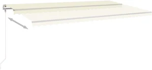 VidaXL Lumarko Automatycznie zwijana markiza, LED i czujnik wiatru, 600x350 cm 3069052 VidaXL - Markizy - miniaturka - grafika 18