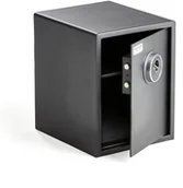 Sejfy i kasy pancerne - AJ Produkty Sejf otwierany odciskiem palca, 450x350x400 mm - miniaturka - grafika 1