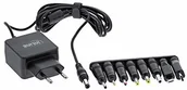 Ładowarki samochodowe - InLine 26608N uniwersalny zasilacz sieciowy, 5 V/15 W, z 8 wtyczkami wymiennymi, micro USB, USB-C - miniaturka - grafika 1