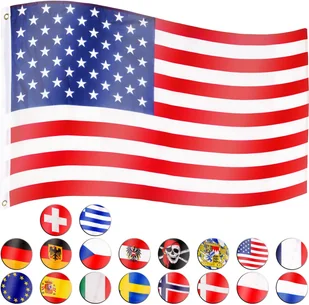 FLAGMASTER FLAGA USA STANÓW ZJEDNOCZONYCH 120x80 CM NA MASZT 30050155 - Flagi i akcesoria - miniaturka - grafika 5