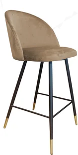 Hoker krzesło barowe Colin podstawa czarna/złota  MG06 - Taborety i hokery - miniaturka - grafika 2