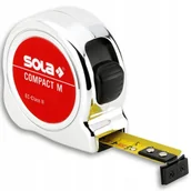 Poziomice, łaty, miary - Sola Compact Com 8 Miarka Wsuwana 8m Stalowa Abs - miniaturka - grafika 1