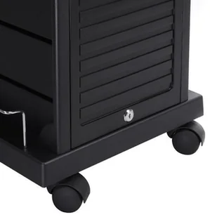 Barbiero Pomocnik fryzjerski z żaluzją NG-ST006 Czarny NG-ST006 - Meble fryzjerskie - miniaturka - grafika 6