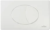 Przyciski spłukujące - Cersanit Przycisk spłukujący do stelaża SLIM&SILENT EGE biały - miniaturka - grafika 1