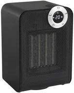 Ogrzewanie przenośne - EQUATION Termowentylator ceramiczny 1800 W LED czarny - miniaturka - grafika 1