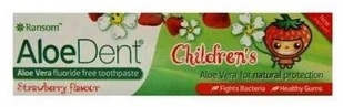 AloeDent Naturalna truskawkowa pasta do zębów dla dzieci bez fluoru Aloedent AVTOO01 - Pasty do zębów - miniaturka - grafika 2