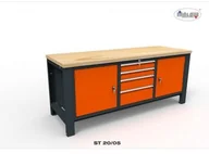 Stoły warsztatowe - Malow Stół narzędziowy ST 20/05 "TRÓJKA" do warsztatu metalowy na klucz ST20/05 - miniaturka - grafika 1