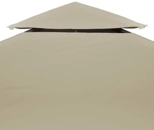 vidaXL Zadaszenie altany ogrodowej, 310 g/m, beżowe, 3x4 m - Altany ogrodowe - miniaturka - grafika 6