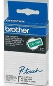 Papier do drukarek - Brother taśma oryginalna do tiskárny štítků, TC-795, biały druk / zielony podkład, l - miniaturka - grafika 1