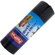 Worki na śmieci - PolPak Worki na śmieci 240 L czarne 10 szt. - miniaturka - grafika 1