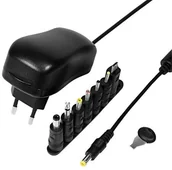 Akcesoria do tabletów i e-booków - LogiLink pa0161 uniwersalny zasilacz, czarny PA0161 - miniaturka - grafika 1