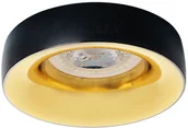 Oprawy, klosze i abażury - Kanlux Oczko halogenowe / LED ELNIS L Czarny / Złoty 27810 - miniaturka - grafika 1